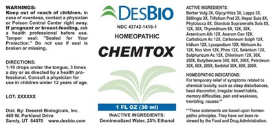 Chemtox (Dsrt14 Chemtox 12 21 18)
